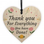 Thank You For Everything Gift For Teacher Nurse Carer Volunteer 