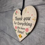 Thank You For Everything Gift For Teacher Nurse Carer Volunteer 