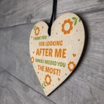 Volunteer Carer Gift Wooden Heart Thank You Gift For Him Her