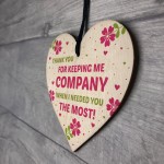 Thank You Gift For Volunteer Carer Wooden Heart Gift For Him Her