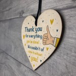 Thank You Gift For Colleague Wood Heart Gift For Nurse Teacher
