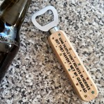 Wooden Bottle Opener Gift For Grandad Birthday Fathers Day Gift