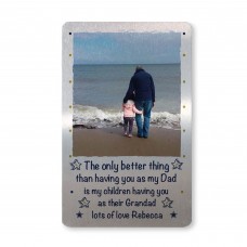 Personalised Gift For Grandad Dad Metal Insert Fathers Day
