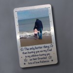 Personalised Gift For Grandad Dad Metal Insert Fathers Day