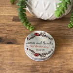 Personalised 3rd Anniversary Gifts Novelty Metal Tin Present