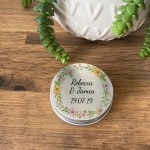 Wedding Decorations Personalised Wedding Favour Gift Tin