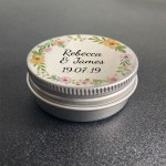 Wedding Decorations Personalised Wedding Favour Gift Tin