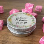 Wedding Decorations Personalised Wedding Favour Gift Tin