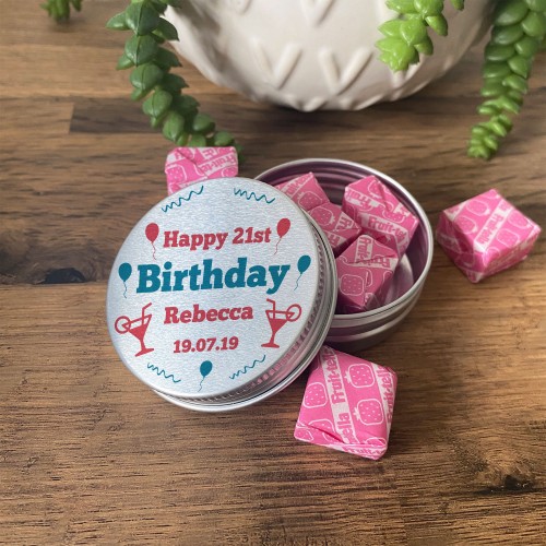 Luxury Personalised Favours 21st Birthday Sweet Table Decoration