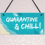 Quarantine Sign Hanging Sign Man Cave Bar Sign Home Decor Funny