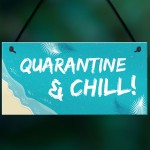 Quarantine Sign Hanging Sign Man Cave Bar Sign Home Decor Funny