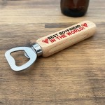 Wooden Bottle Opener Gift For Boyfriend Anniversary Gifts 