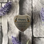 Anniversary Gift For Husband Wife Personalised Heart Tin Gift