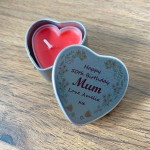Birthday Gift For Mum Personalised Heart Tin Gift For Her