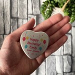 Novelty Birthday Gift For Daughter Son Personalised Heart Tin
