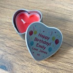 Novelty Birthday Gift For Daughter Son Personalised Heart Tin