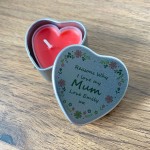 Reasons Why I Love My Mum Personalised Heart Tin Gift For Mum
