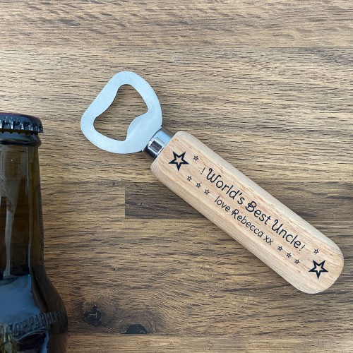 Best Uncle Gifts Wooden Bottle Opener Uncle Birthday Fathers Day