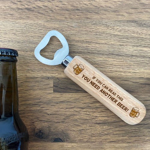 Novelty Wooden Beer Bottle Opener Funny Birthday Gifts For Him