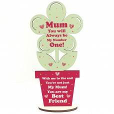 Gift For Mum Best Friend Wooden Flower Mum Birthday Gifts