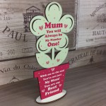 Gift For Mum Best Friend Wooden Flower Mum Birthday Gifts