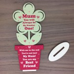 Gift For Mum Best Friend Wooden Flower Mum Birthday Gifts