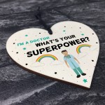 NHS Doctor Thank You Gift Wooden Heart Hospital Present