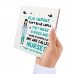 Thank You Gift For Nurse NHS Hospital Gift Hanging Plaque