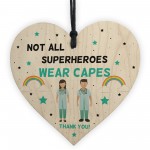 Special Thank You Gift For Nurse Doctor Wood Heart Hospital Gift