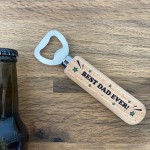 Gift For Dad Birthday Fathers Day Wooden Bottle Opener Gift