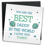 Personalised Best Daddy Gifts From Daughter Son Birthday New Dad