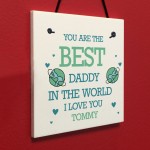 Personalised Best Daddy Gifts From Daughter Son Birthday New Dad