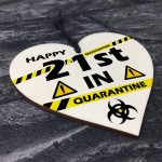 PERSONALISED Happy Birthday In Quarantine 16th 18th 21st 30th