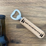 Novelty Birthday Gift For Men Birthday Wood Bottle Opener