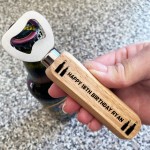 Novelty Birthday Gift For Men Birthday Wood Bottle Opener