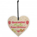 Funny Birthday Decorations Novelty QUARANTINE Gifts Alcohol Gift