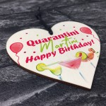 Funny Birthday Decorations Novelty QUARANTINE Gifts Alcohol Gift