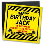 Personalised Gift For Son Daughters Birthday Quarantine Sign