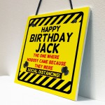Personalised Gift For Son Daughters Birthday Quarantine Sign