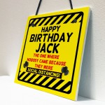 Personalised Gift For Son Daughters Birthday Quarantine Sign