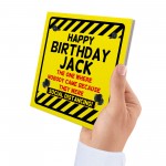 Personalised Gift For Son Daughters Birthday Quarantine Sign