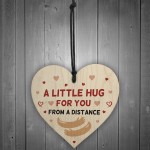 Hug Token Gift For A Friend Wooden Heart Special Gift
