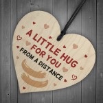 Hug Token Gift For A Friend Wooden Heart Special Gift
