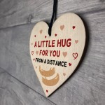 Hug Token Gift For A Friend Wooden Heart Special Gift