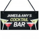 Personalised Cocktail Bar Signs Plaques Novelty Bar Sign Alcohol