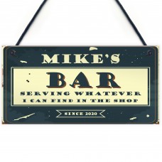 Novelty Bar Decor Personalised Home Bar Signs Funny Man Cave