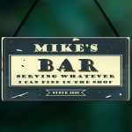 Novelty Bar Decor Personalised Home Bar Signs Funny Man Cave