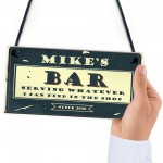 Novelty Bar Decor Personalised Home Bar Signs Funny Man Cave
