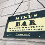 Novelty Bar Decor Personalised Home Bar Signs Funny Man Cave