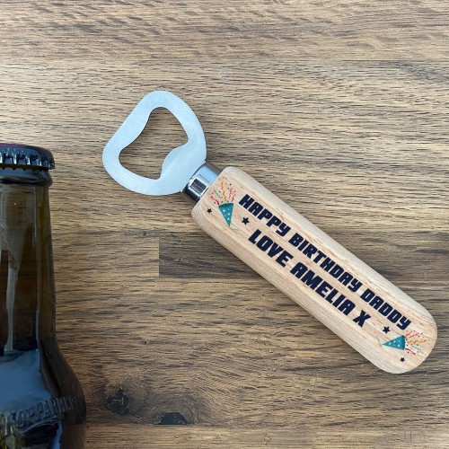 Birthday Gift For Daddy Wooden Bottle Opener Daddy Gift